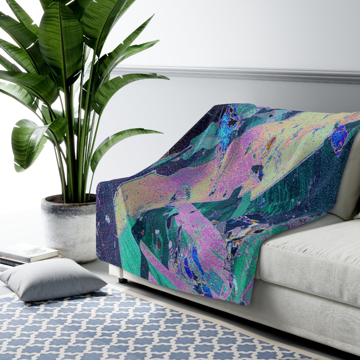Metamorphic Rock Fleece Blanket