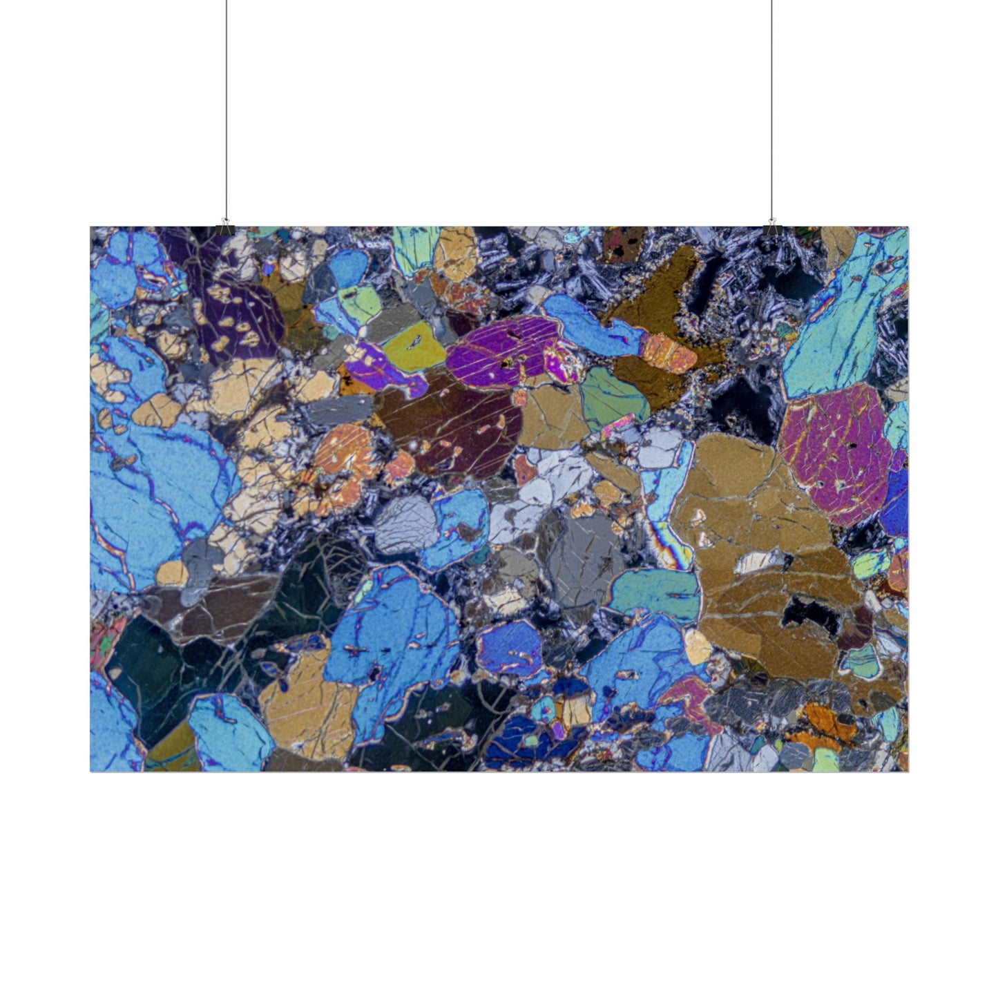 Gabbro with Olivine/Pyroxene Rolled Posters