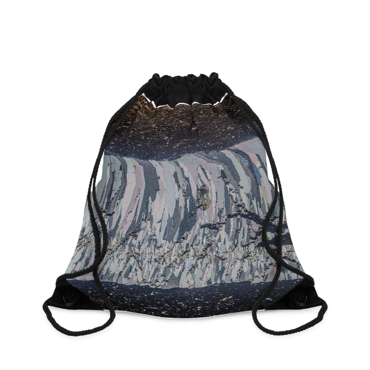 Mineralization Vein Drawstring Bag
