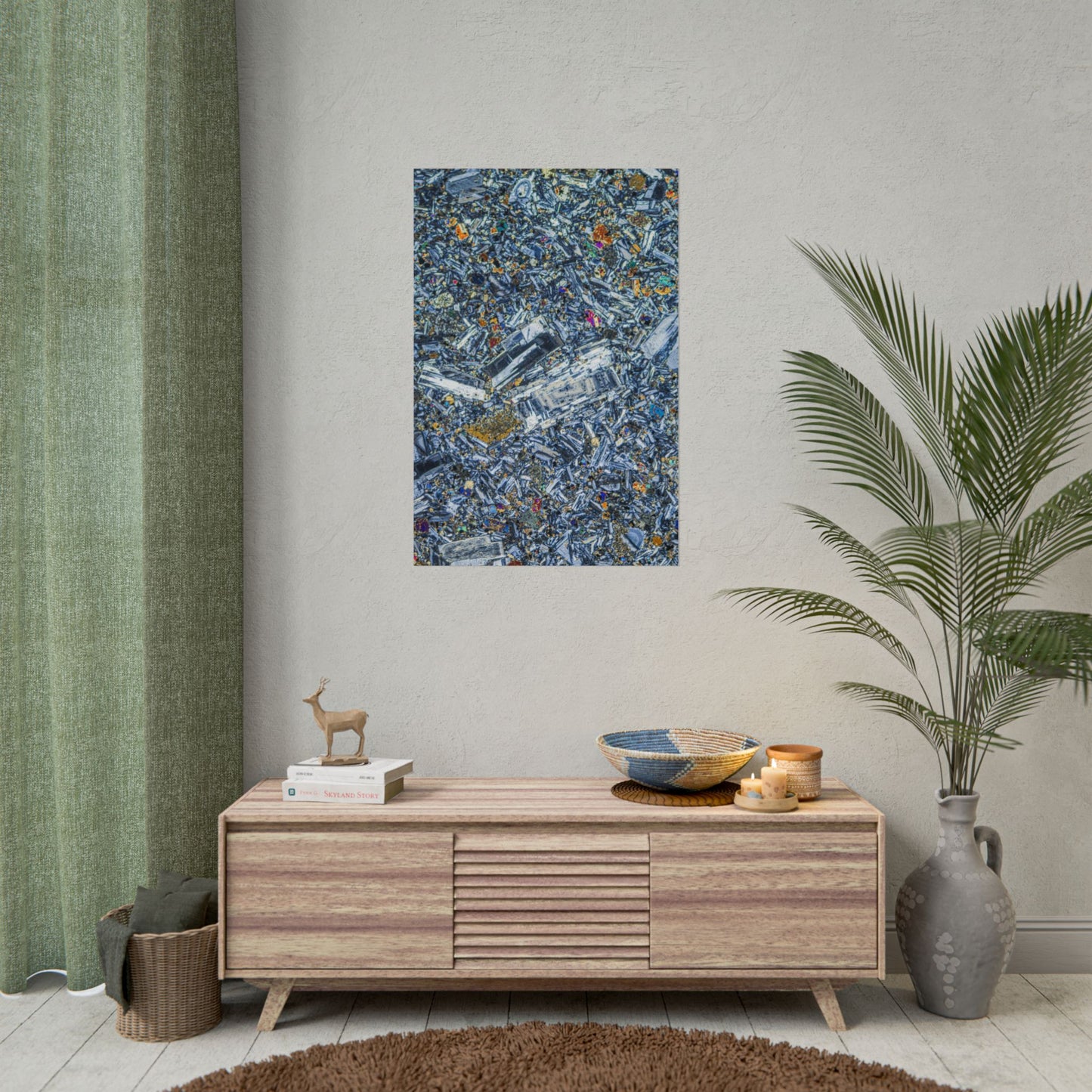 Plagioclse in Basalt Rolled Posters