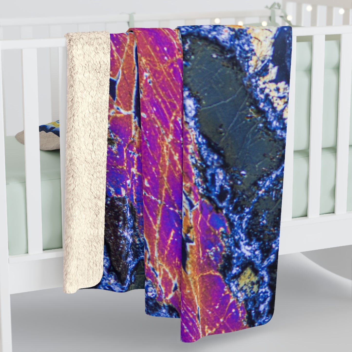 Clinopyroxene Wings Sherpa Fleece Blanket