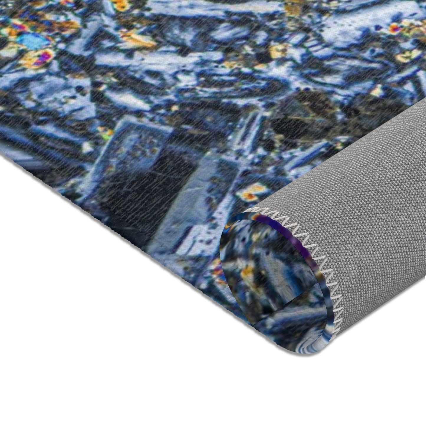 Plagioclase in Basalt Area Rug