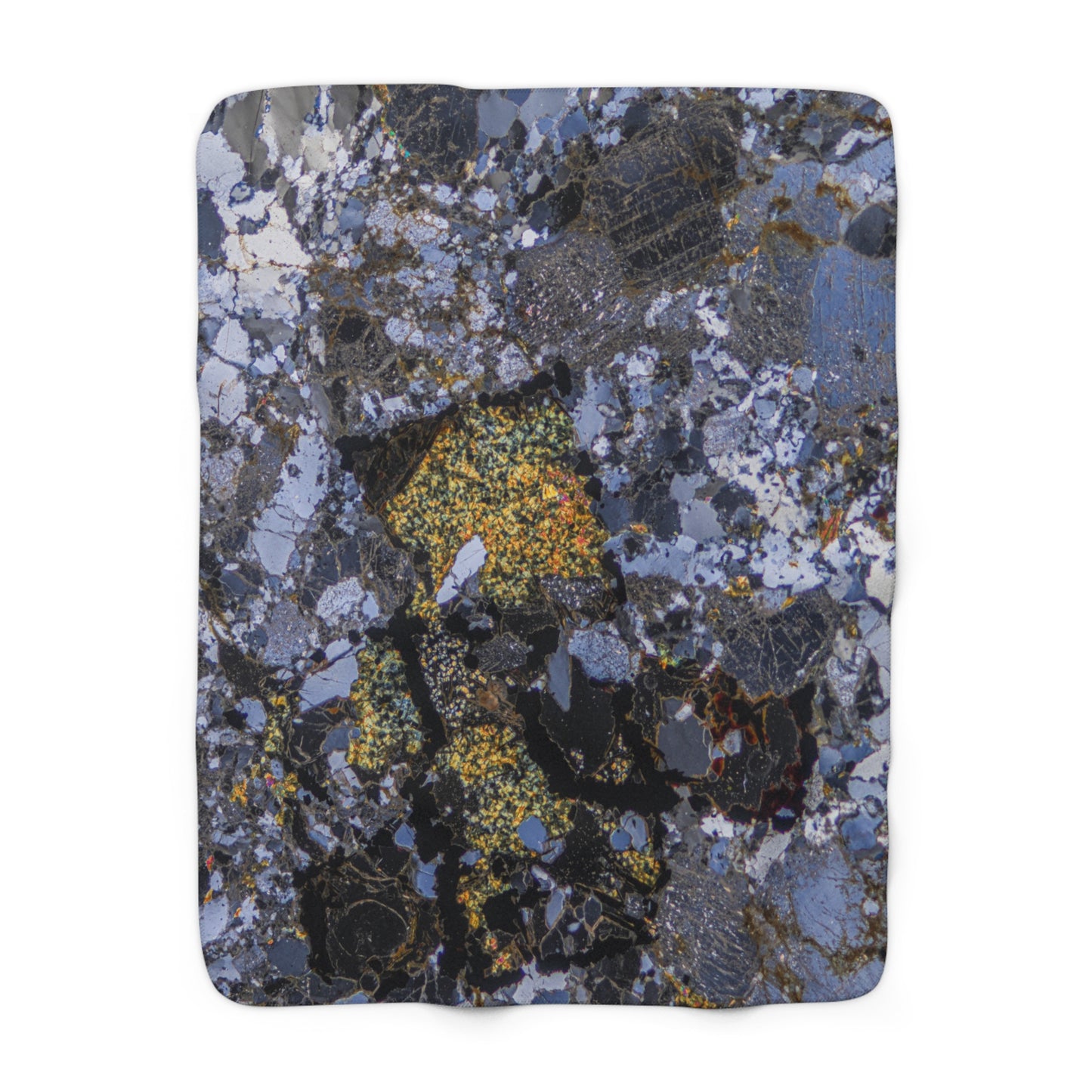 Ore Rock Sherpa Fleece Blanket