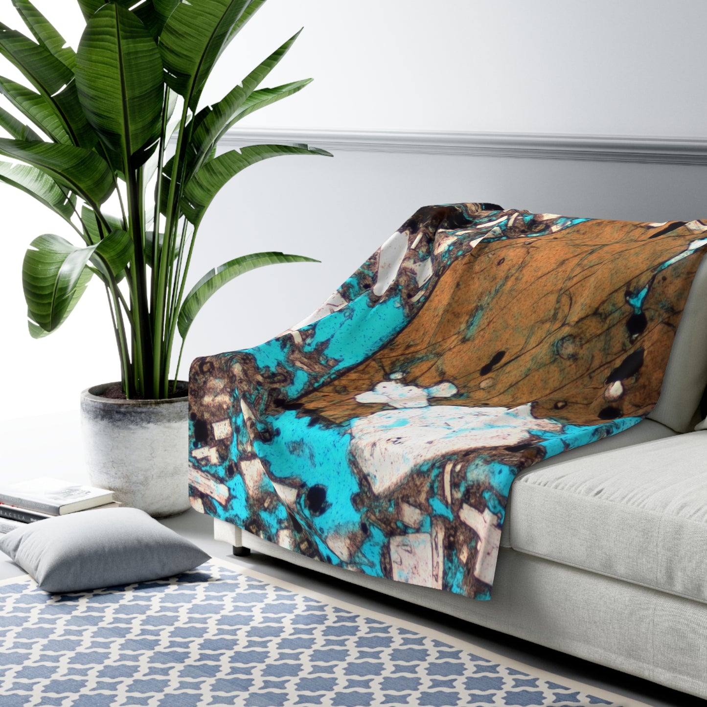 Andesite Sherpa Fleece Blanket