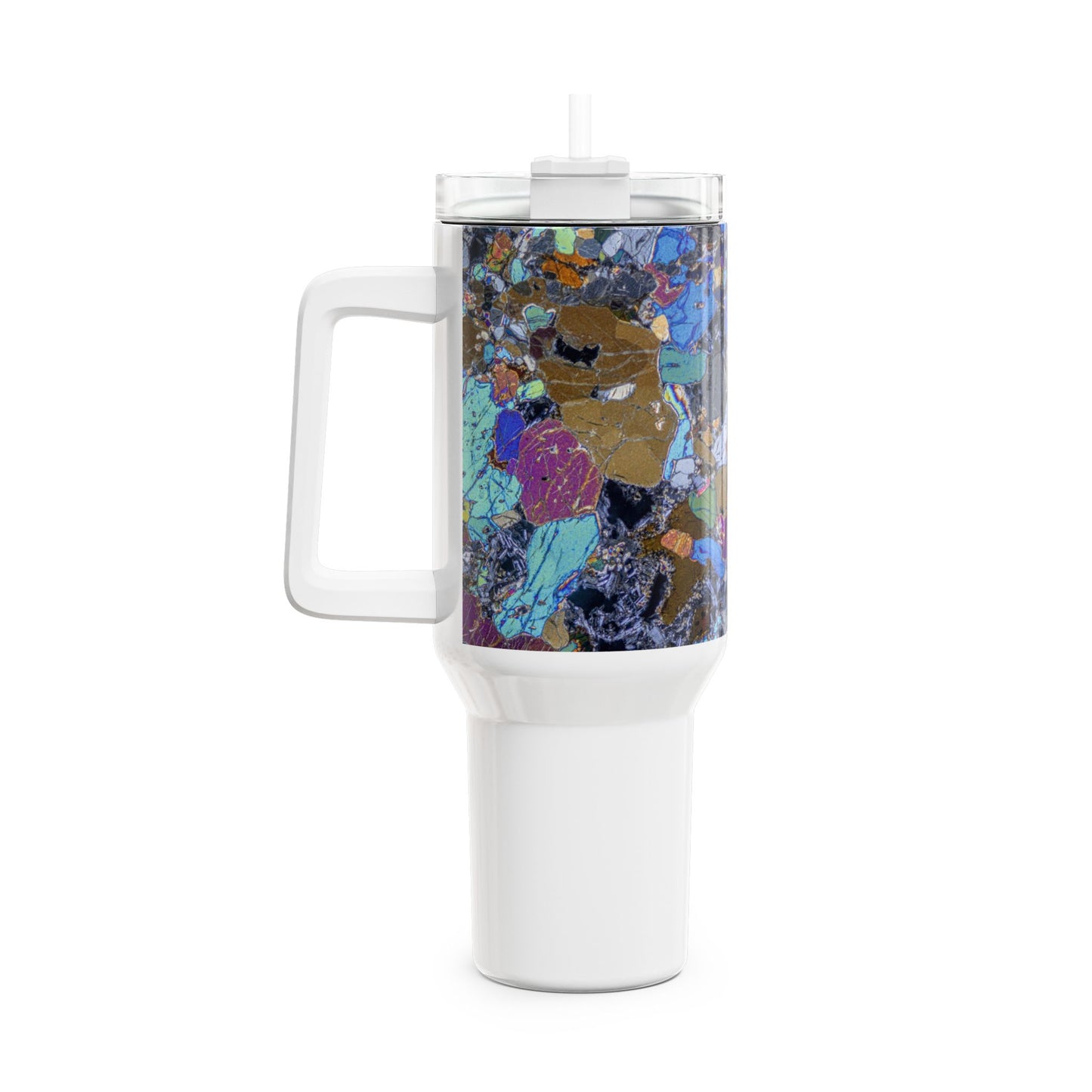 Gabbro with Olivien/Pyroxene Tumbler 40 oz
