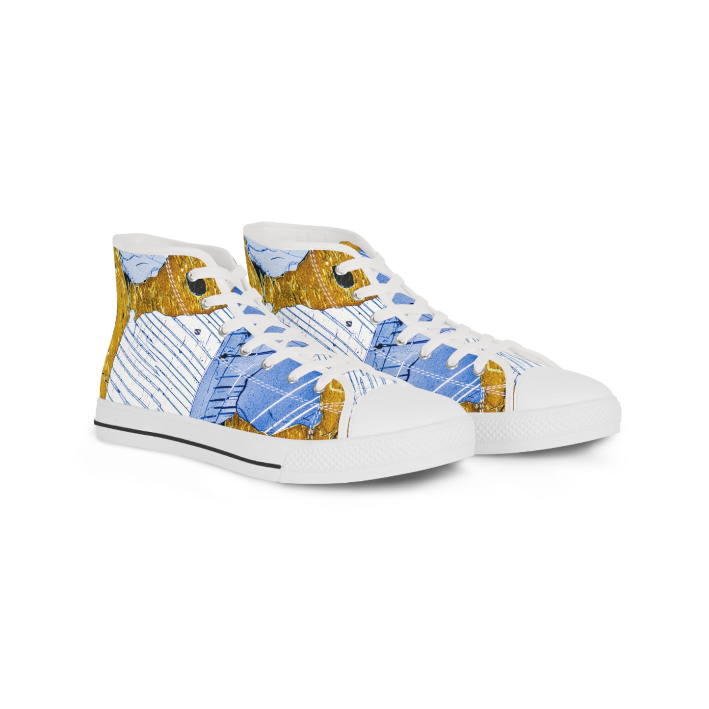 Plagioclase in Pyroxene High Top Sneakers for Men