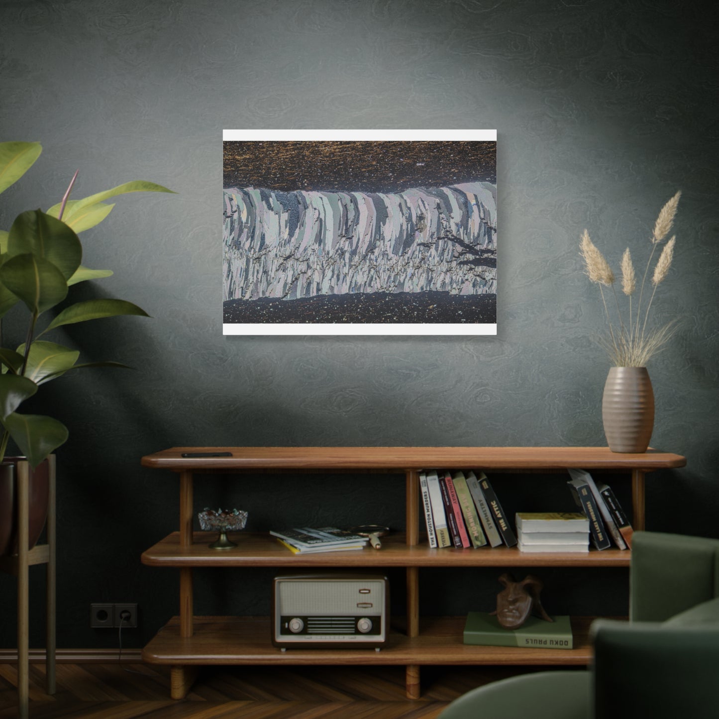 Mineralization Vein Canvas Wall Art