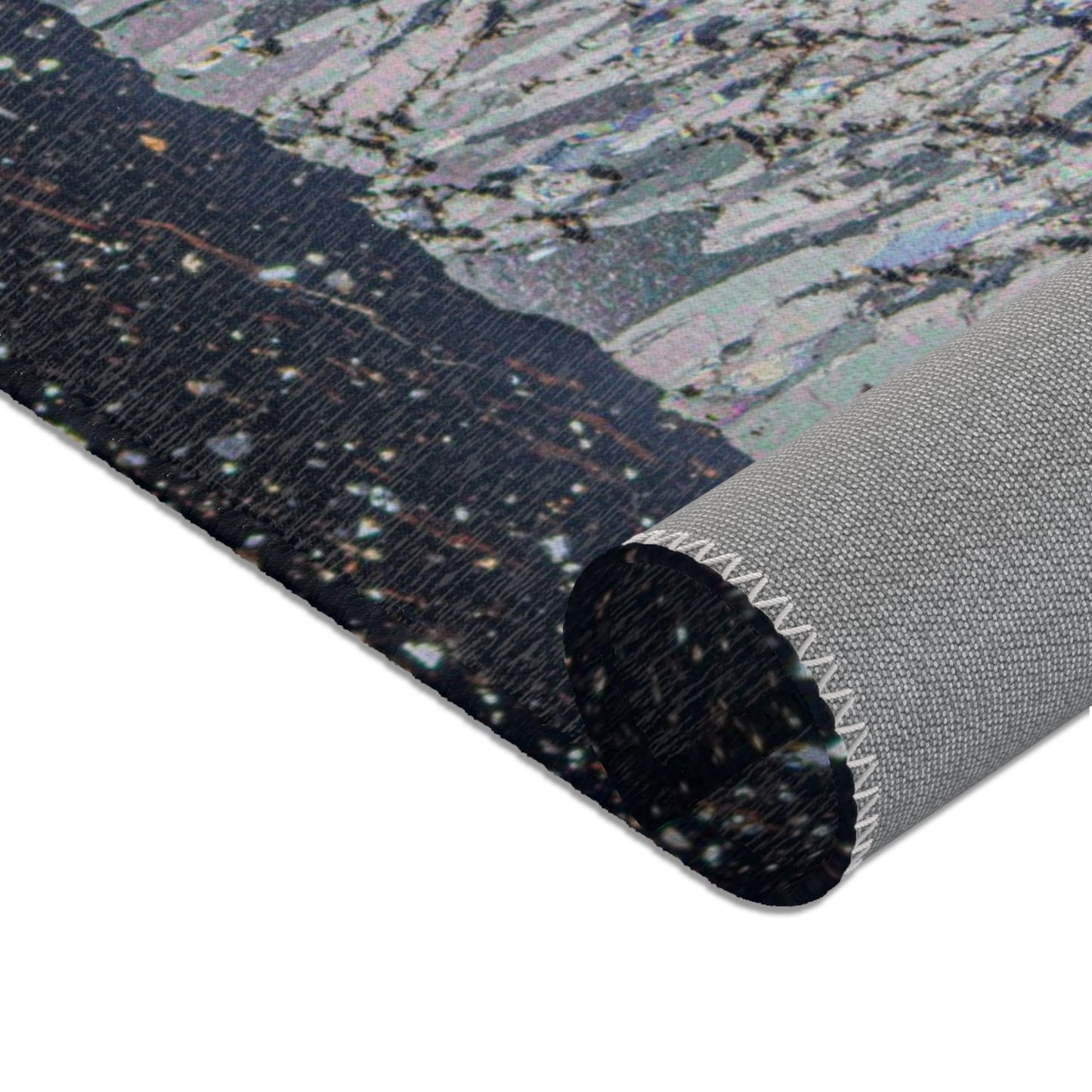 Mineralization Vein Rock Area Rug