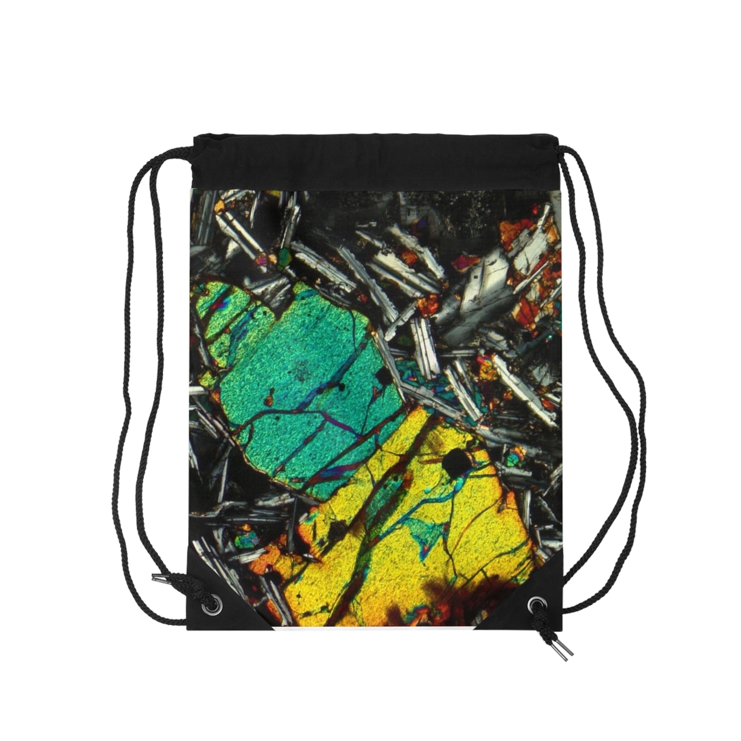 Olivine in Basalt Drawstring Bag