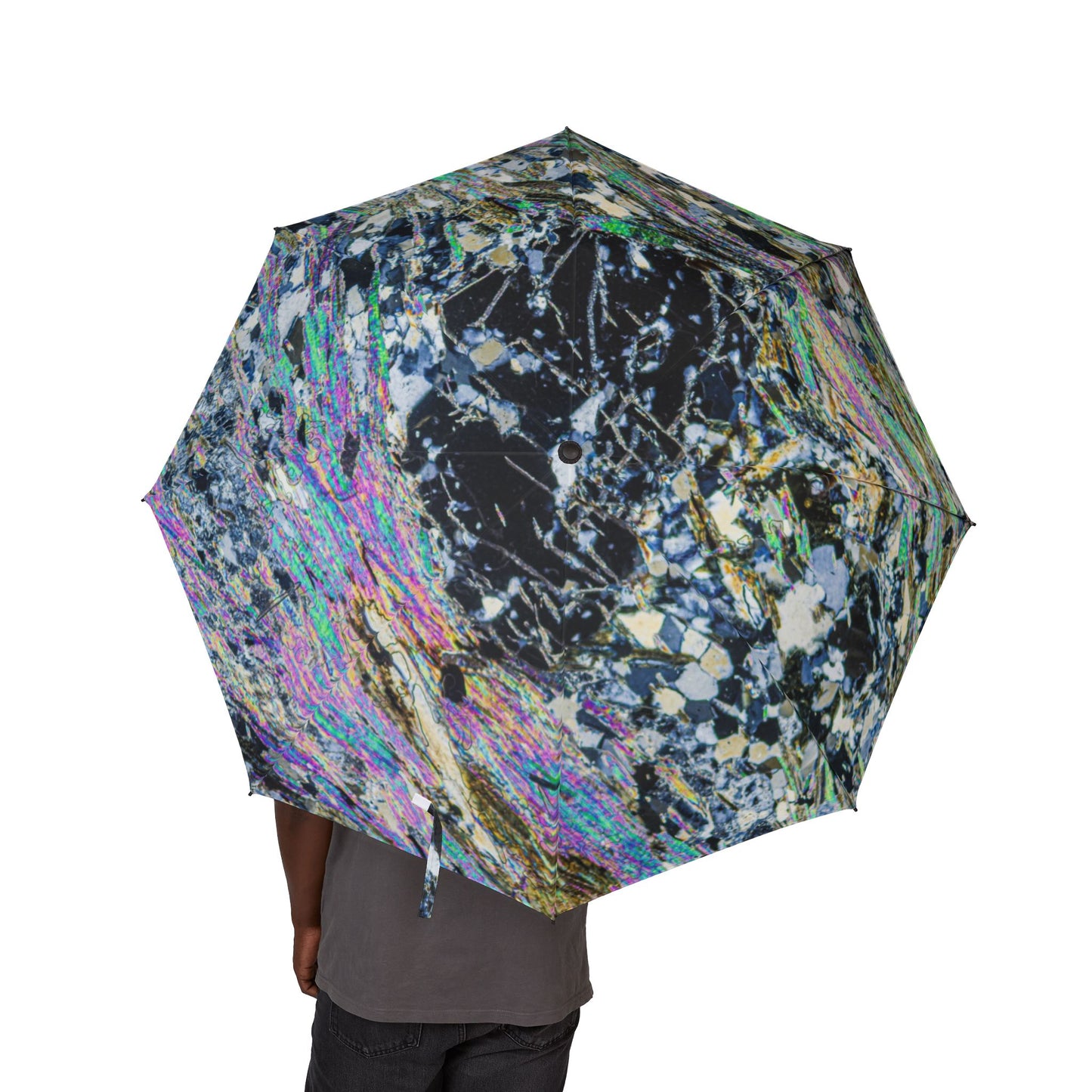 Metamorphosing Garnet Foldable Umbrella