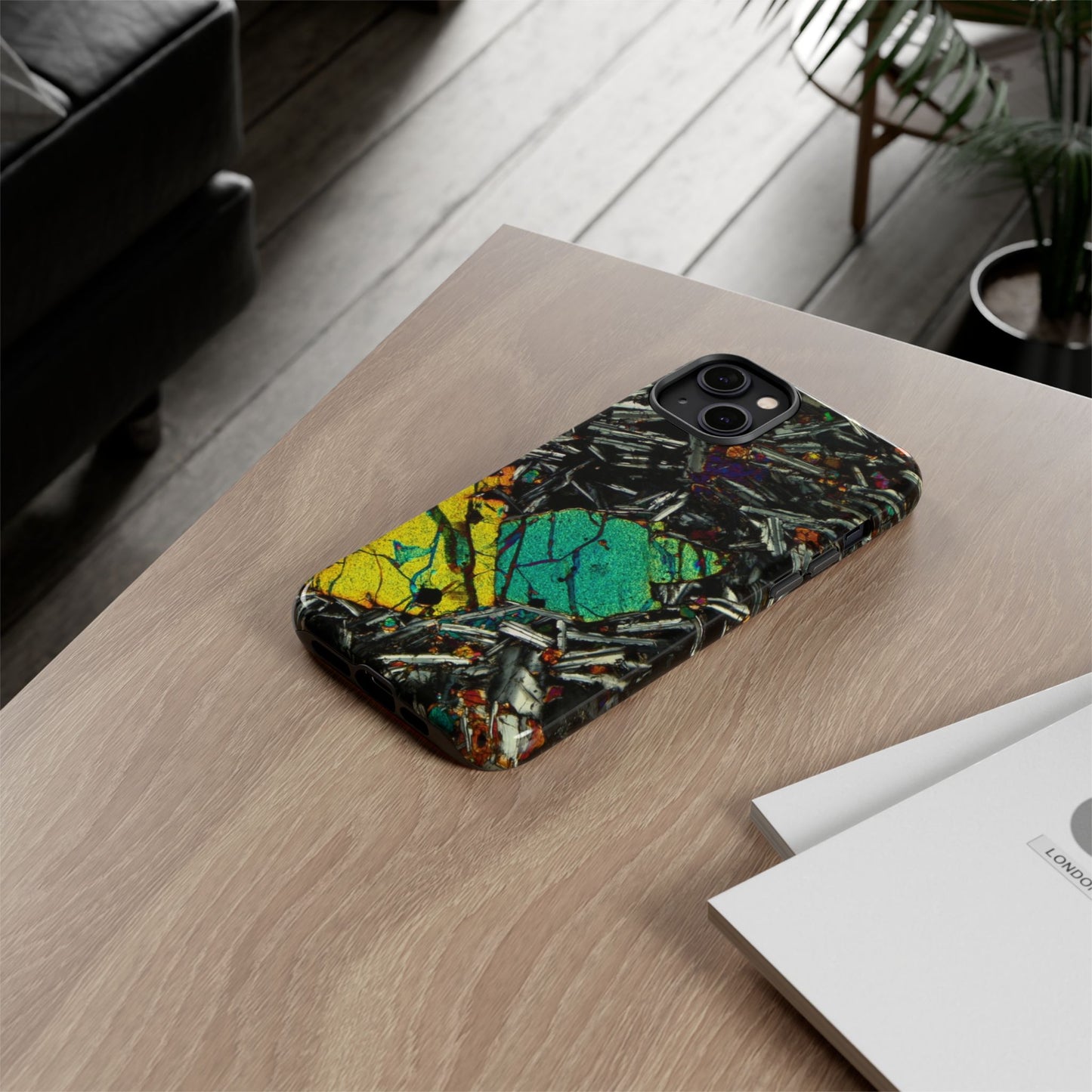 Olivine in Basalt - Phone Case