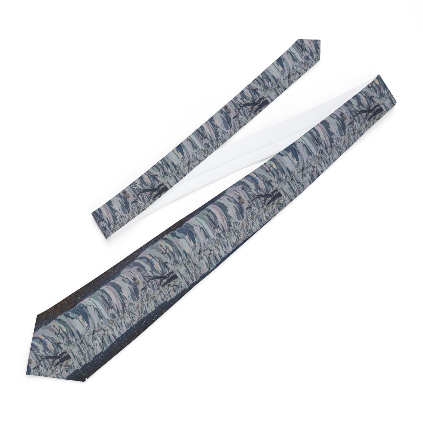 Mineralization Vein Necktie