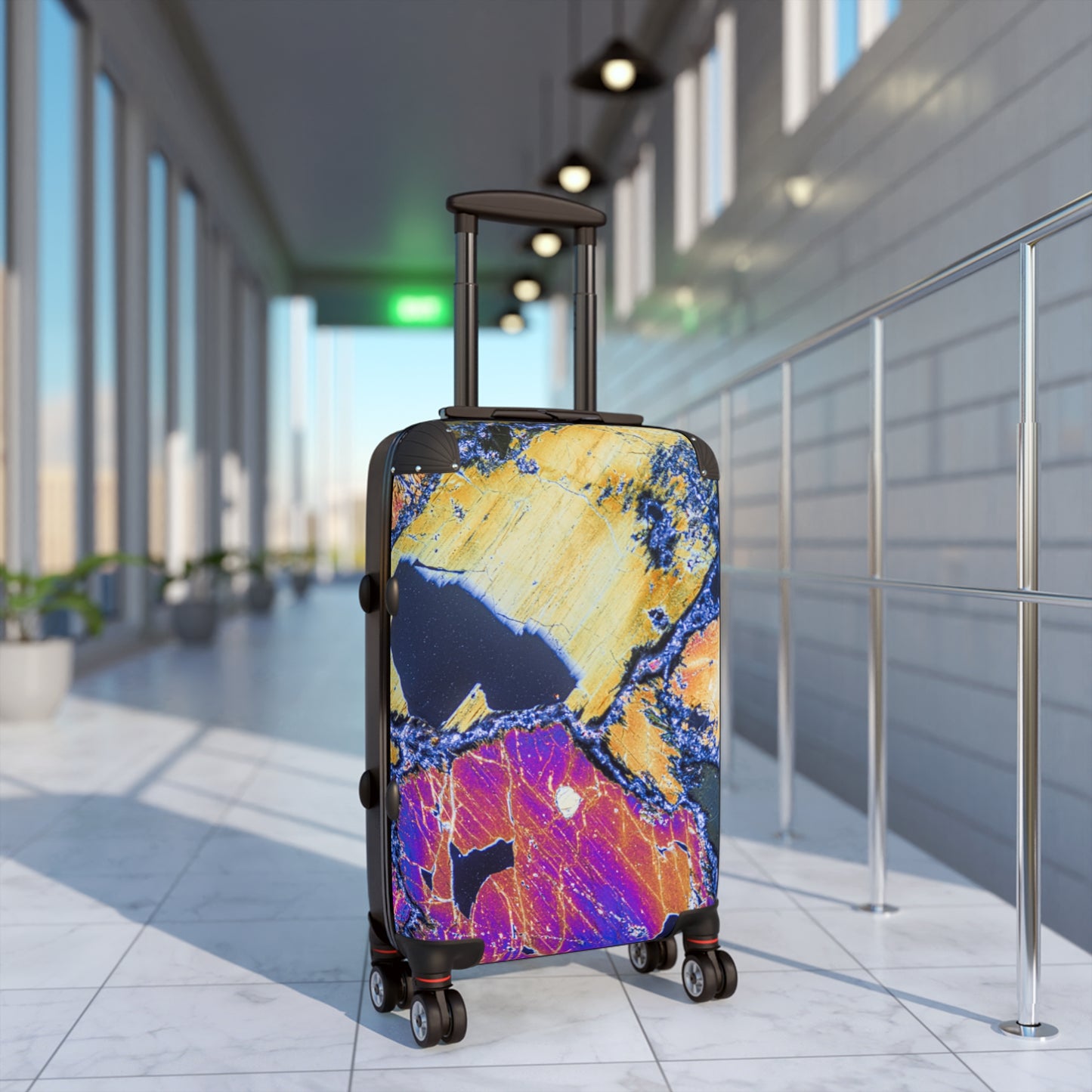 Clinopyroxene Wings Travel Suitcase