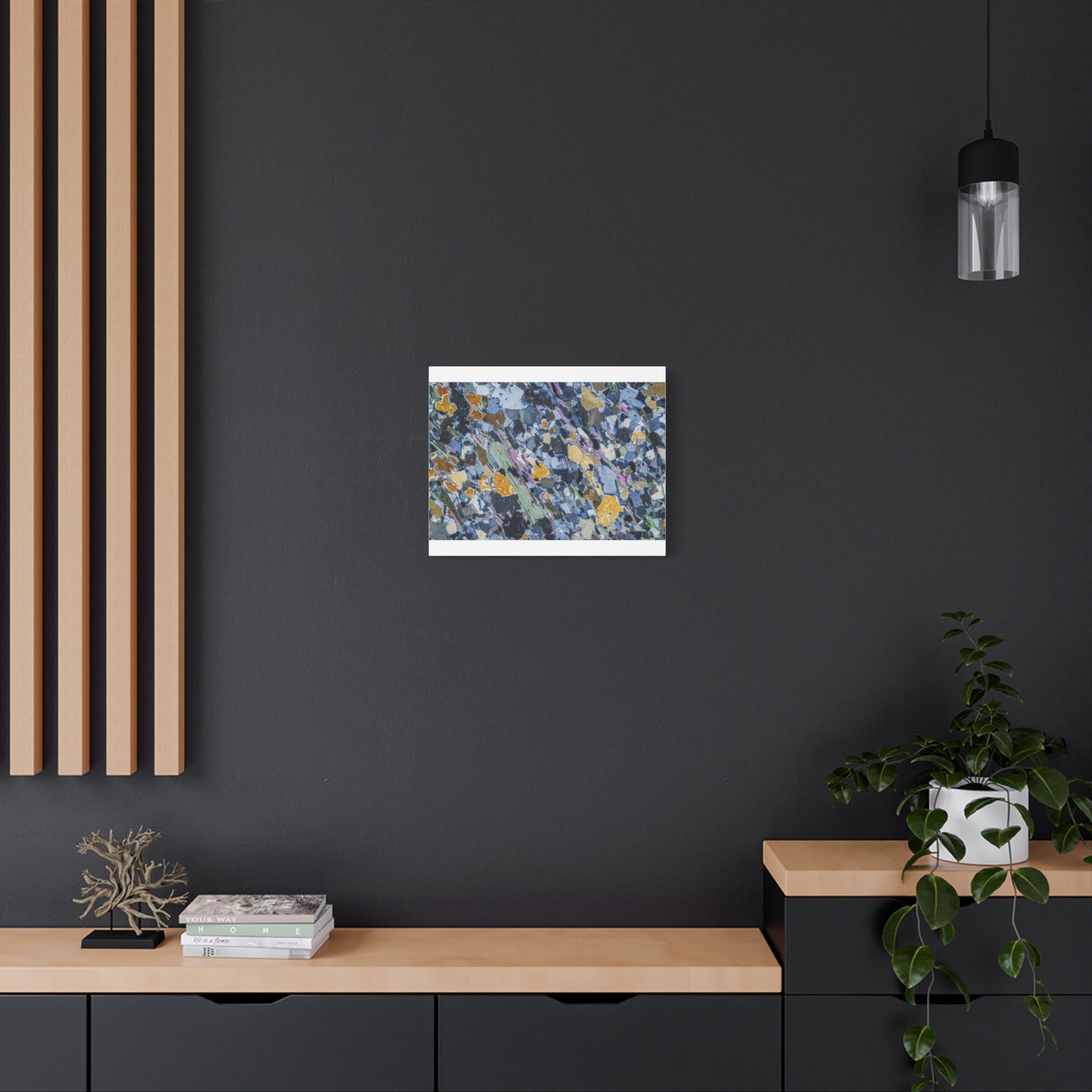 Blueschist Canvas Wall Art