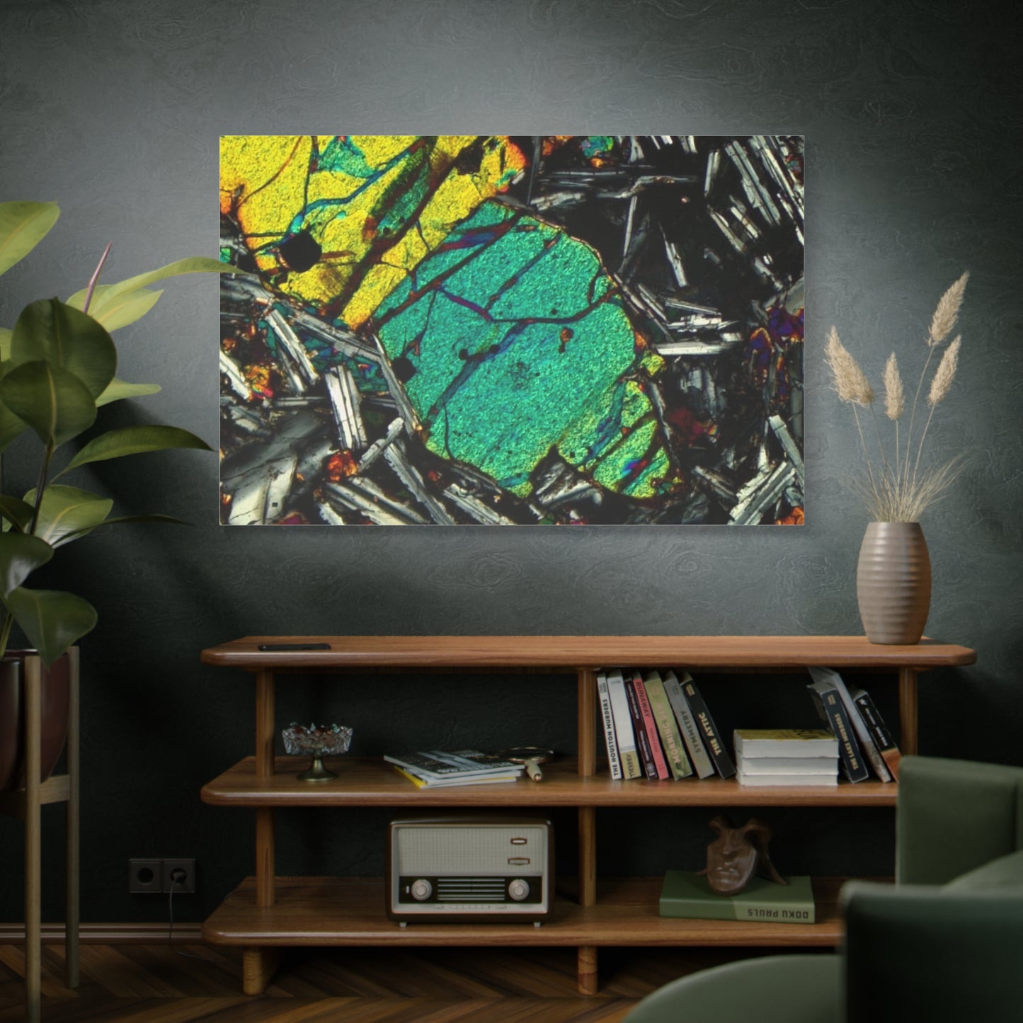 Olivine in Basalt Matte Canvas, Stretched, 1.25"