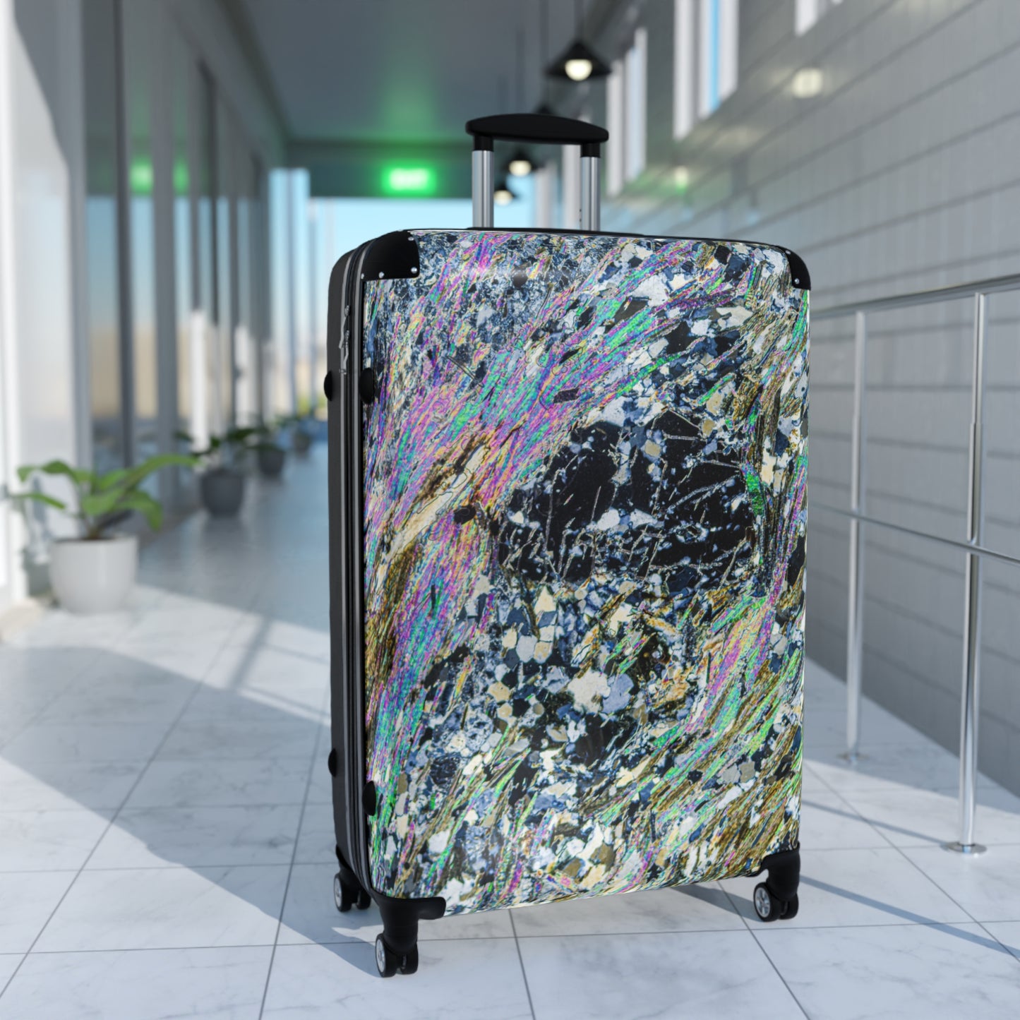 Metamorphosing Garnet Travel Suitcase