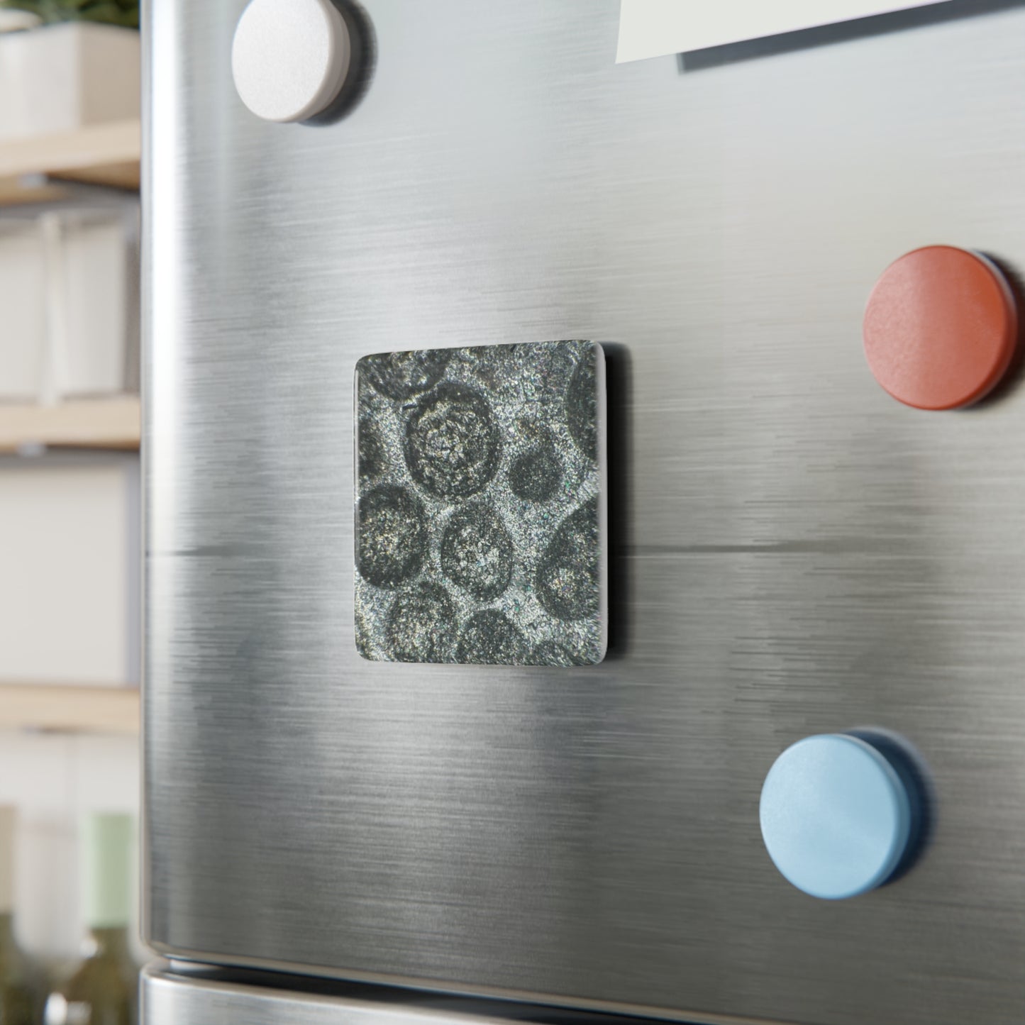 Oolitic Limestone Porcelain Magnet