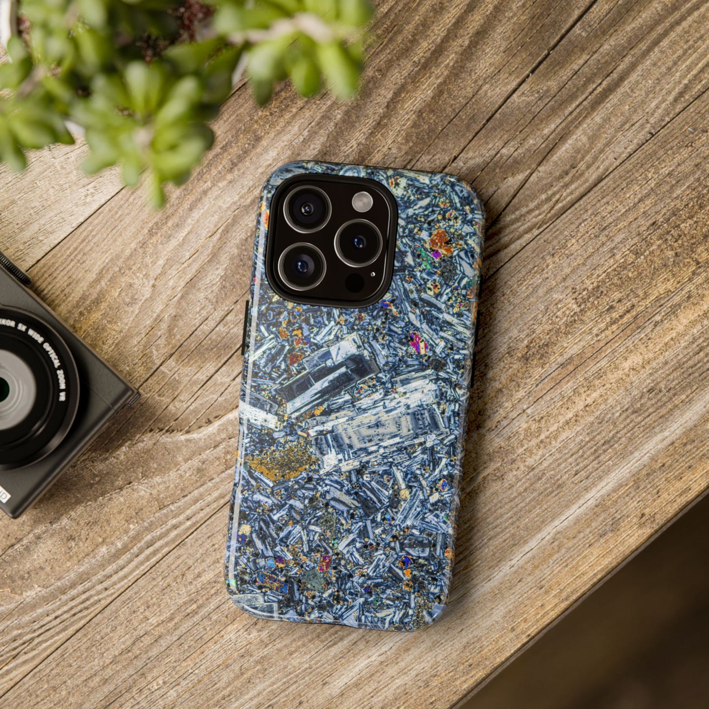 Plagioclase in Basalt Phone Case