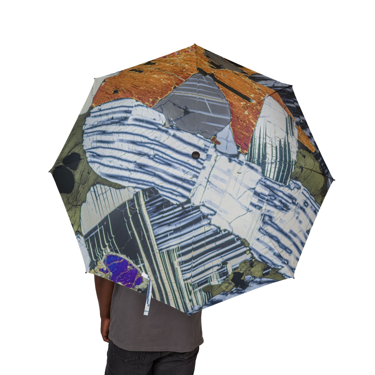 Feldspar with Pyroxene Foldable Umbrella