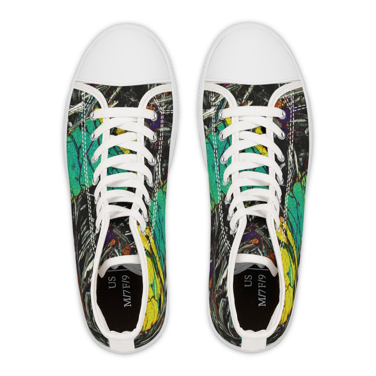Olivine in Basalt Women's High Top Sneakers