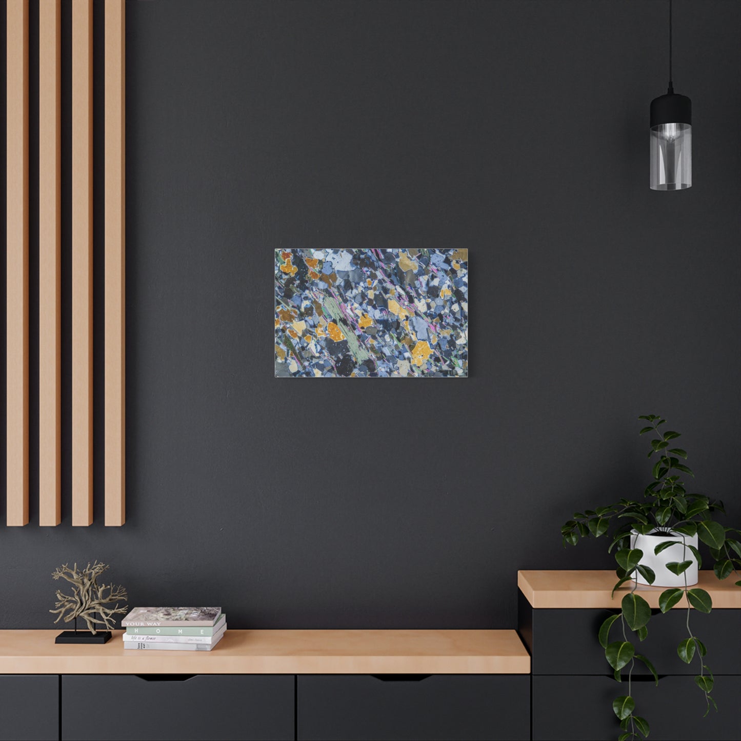 Blueschist Canvas Wall Art