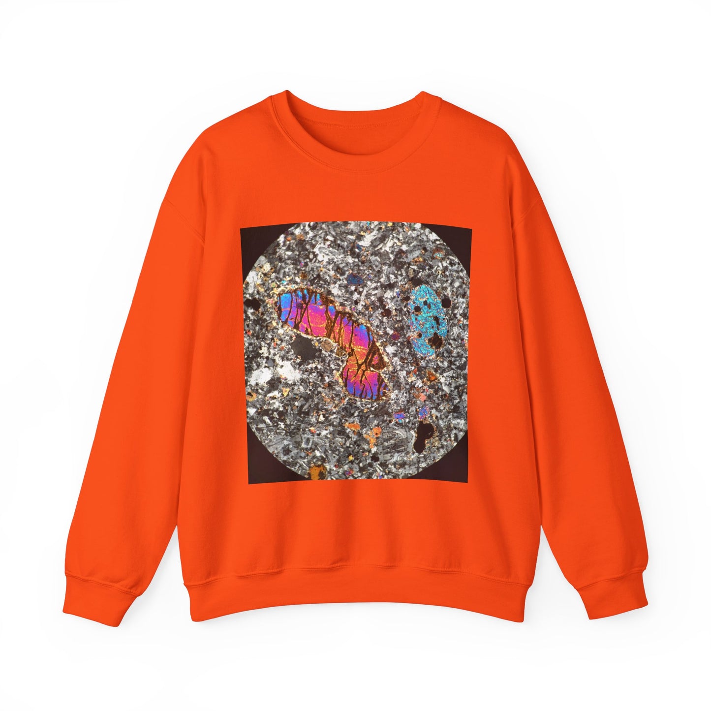 Olivine surrounded by Plagioclase - Heavy Blend™ Crewneck Sweatshirt