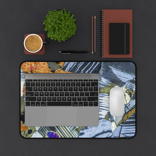Feldspar with Proxene Vein Desk Mat