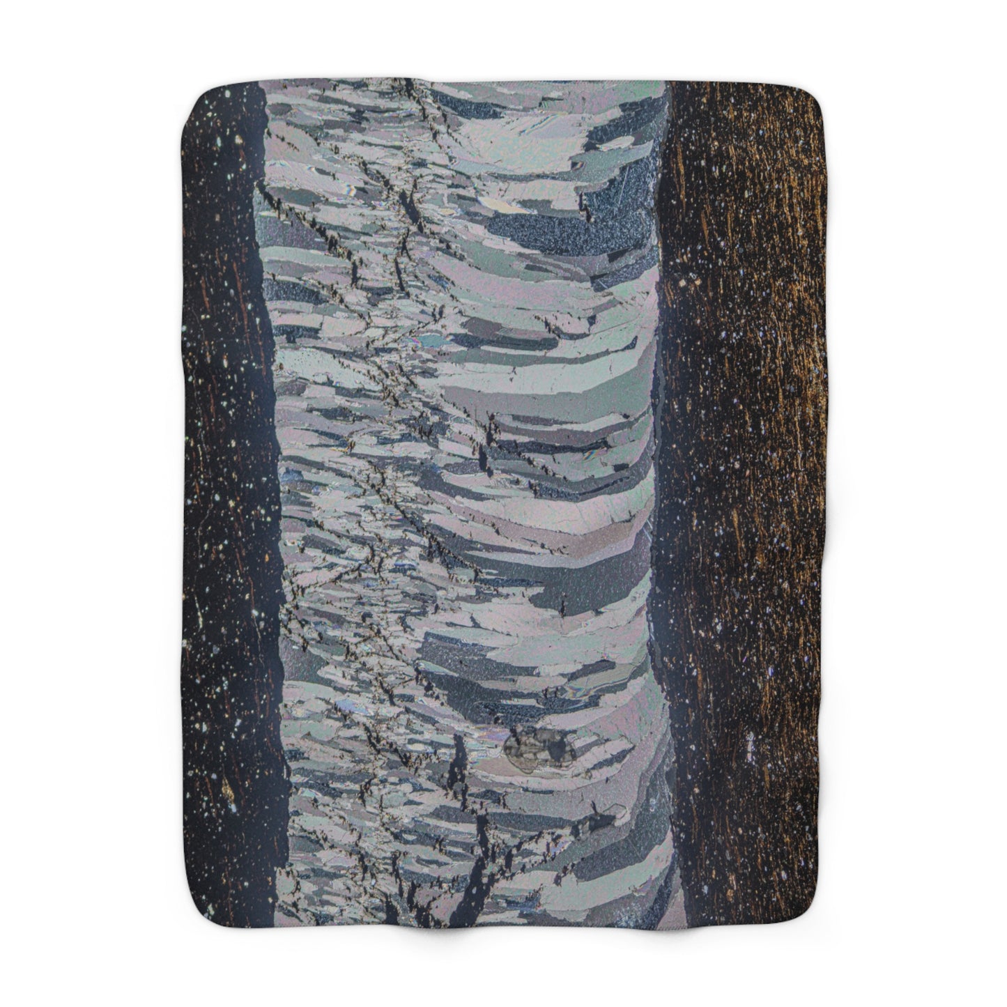 Mineralization Vein Sherpa Fleece Blanket