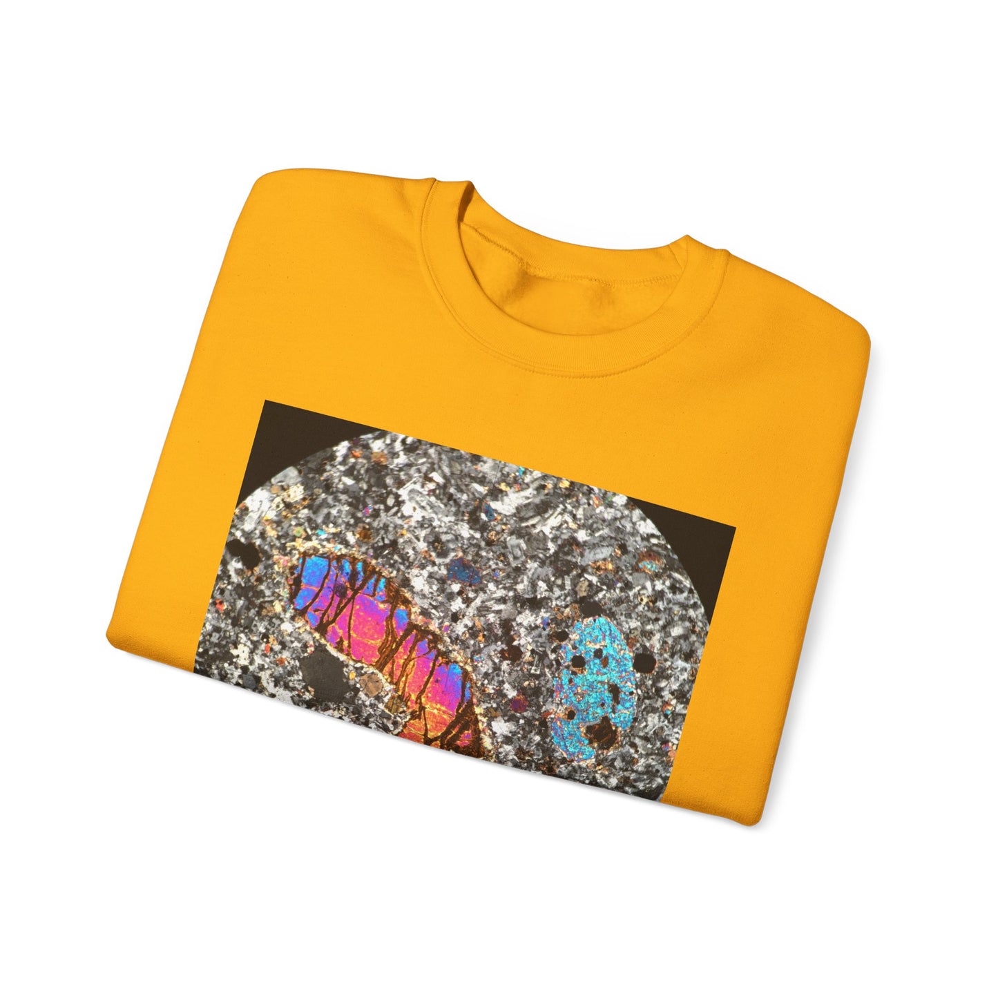 Olivine surrounded by Plagioclase - Heavy Blend™ Crewneck Sweatshirt