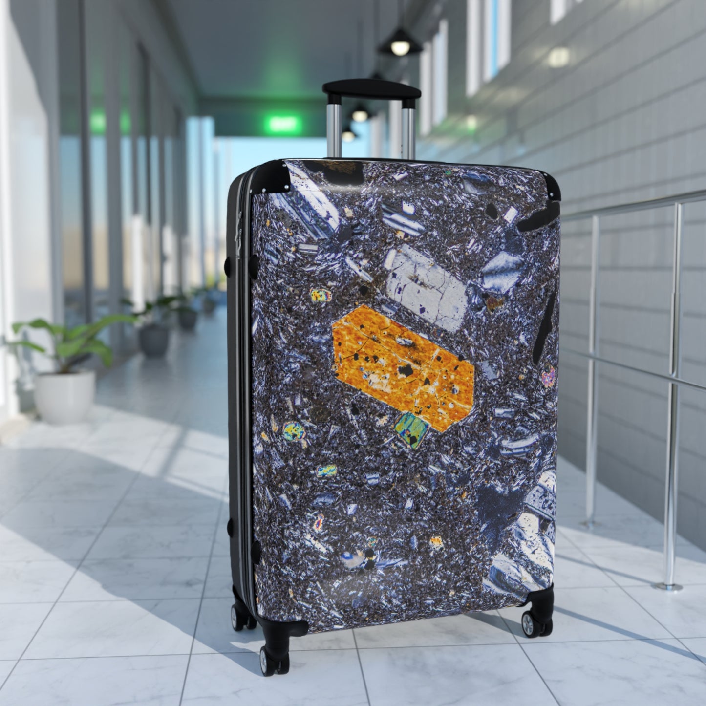Pyroxene Crystal Travel Suitcase