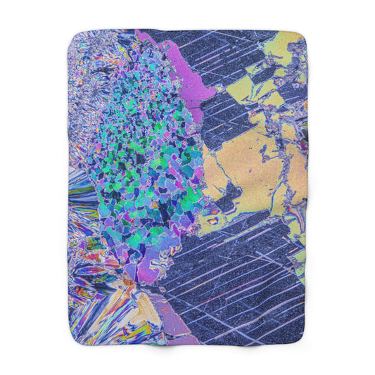 Calcite Sherpa Fleece Blanket