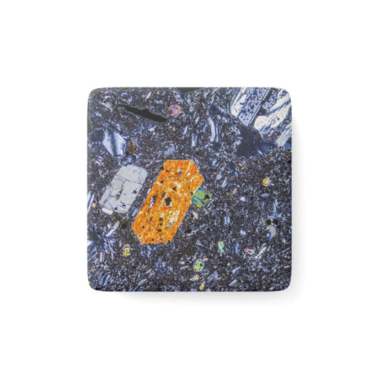 Pyroxene Crystal Porcelain Magnet