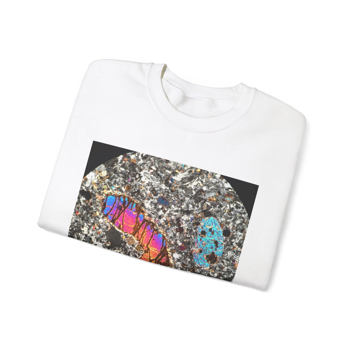 Olivine surrounded by Plagioclase - Heavy Blend™ Crewneck Sweatshirt