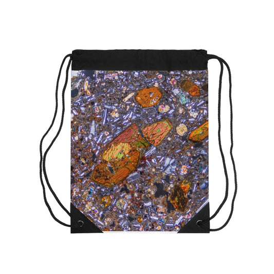 Hornblende in Basalt Drawstring Bag