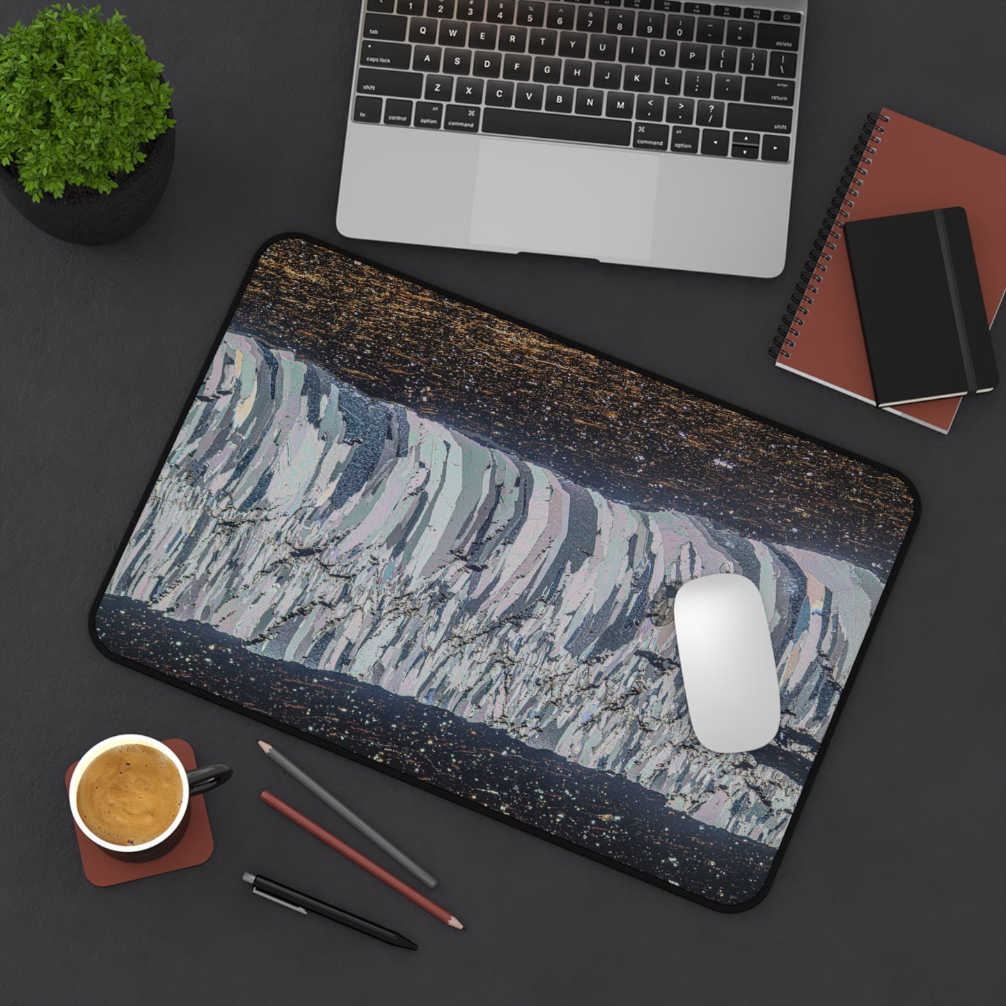 Mineralization Vein Desk Mat