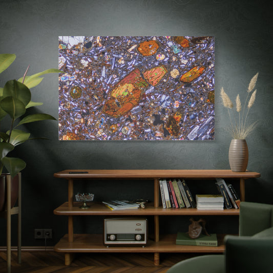 Hornblende with Plagioclase Canvas Wall Art
