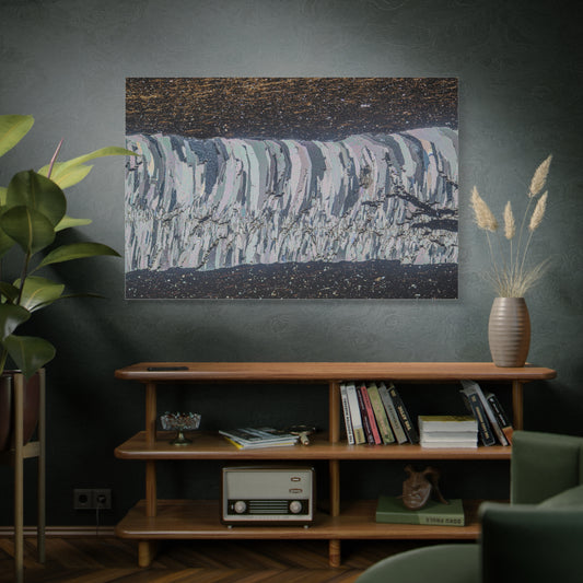 Mineralization Vein Canvas Wall Art