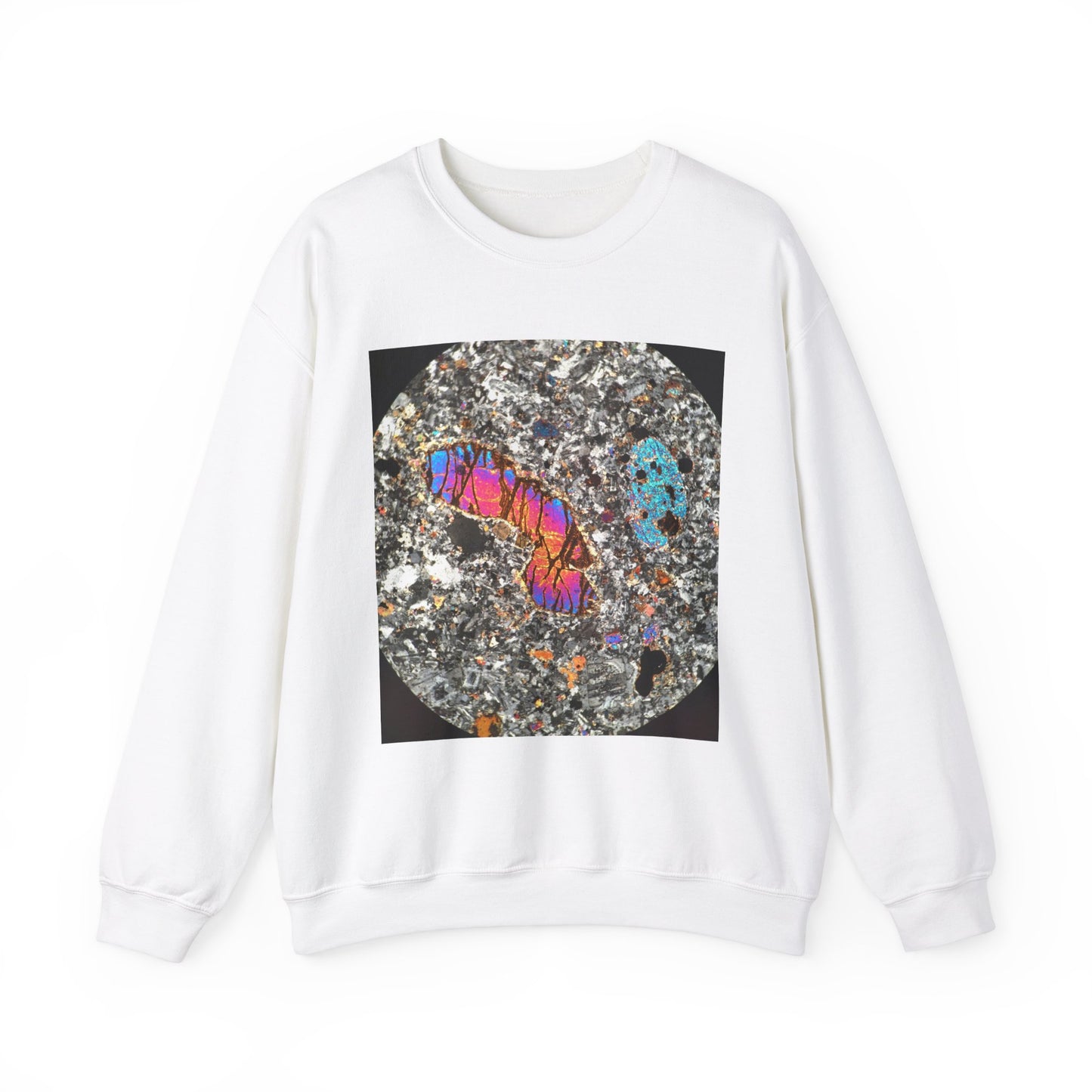 Olivine surrounded by Plagioclase - Heavy Blend™ Crewneck Sweatshirt