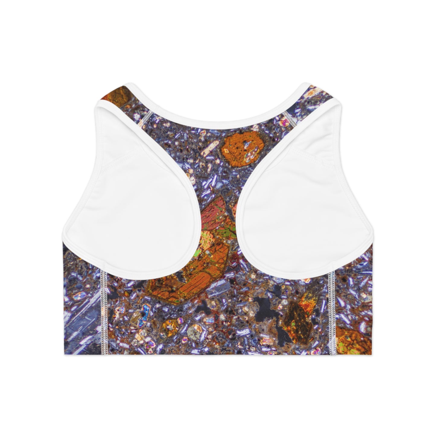 Hornblende in Basalt Sports Bra