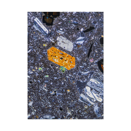 Pyroxene Crystal Rolled Posters