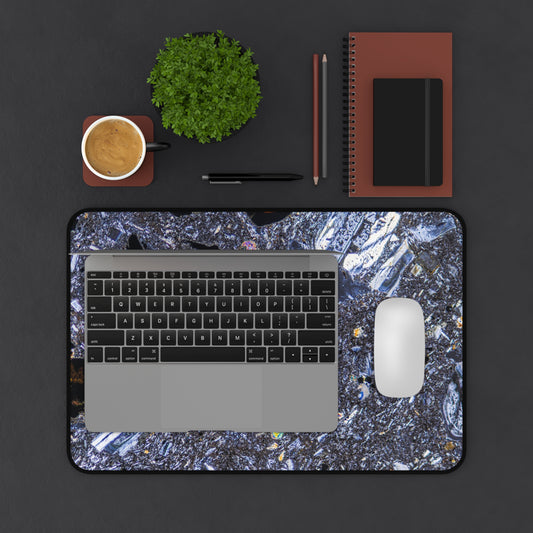 Pyroxene Crystal Vein Desk Mat