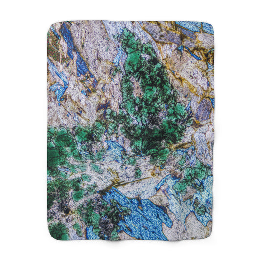 Unknown Rock Sherpa Fleece Blanket
