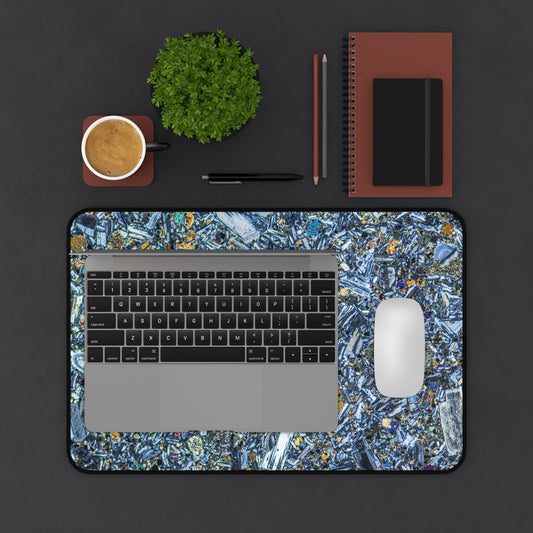 Plagioclase in Basalt Vein Desk Mat