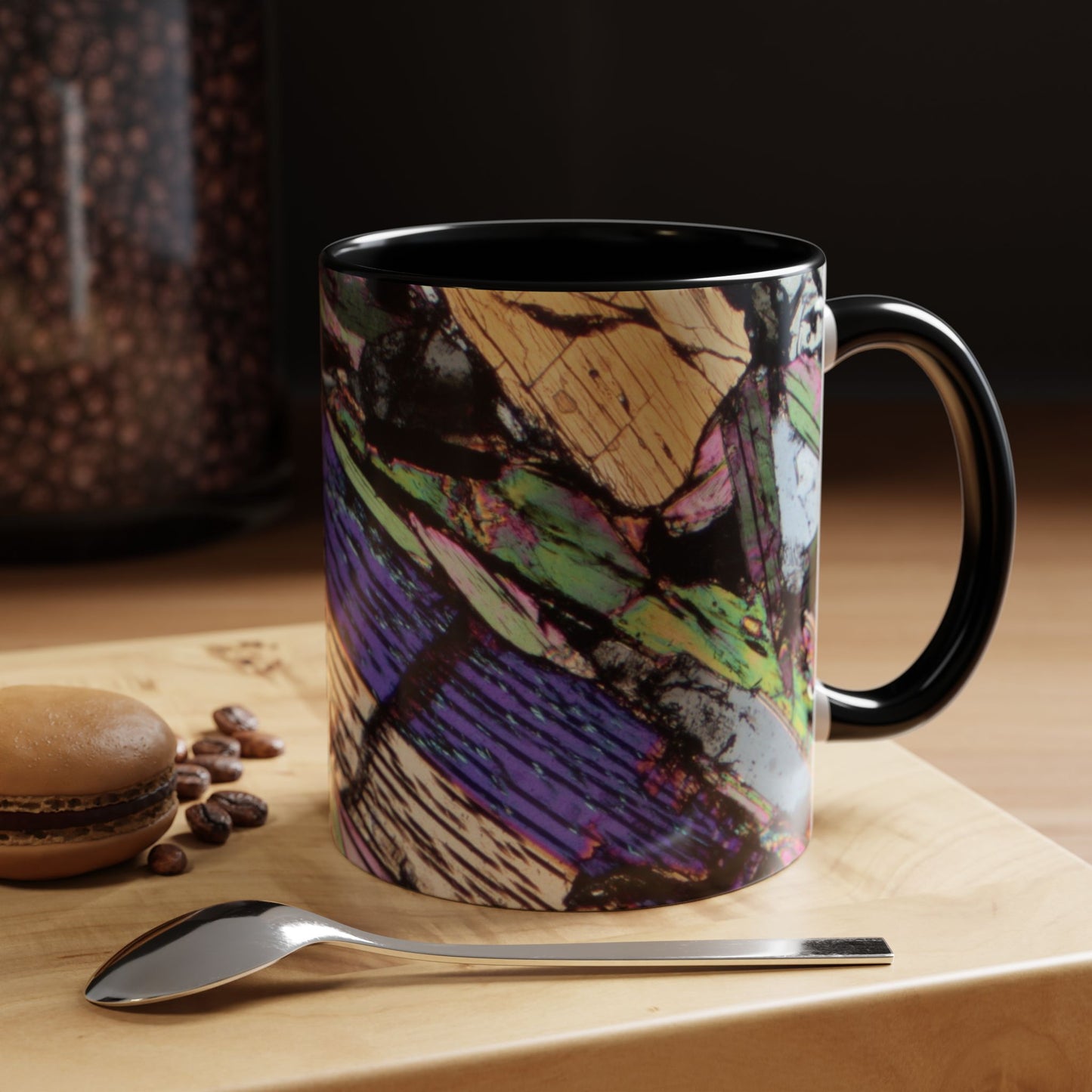 Twinned Kyanite Accent Coffee Mug (11, 15oz)