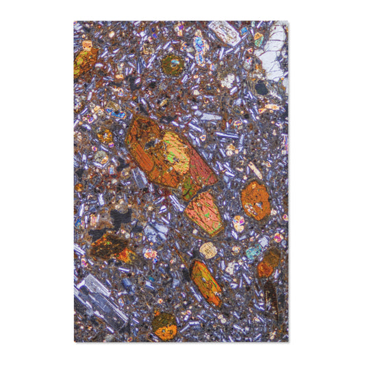 Hornblende with Plagioclase Area Rug