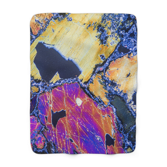 Clinopyroxene Wings Sherpa Fleece Blanket