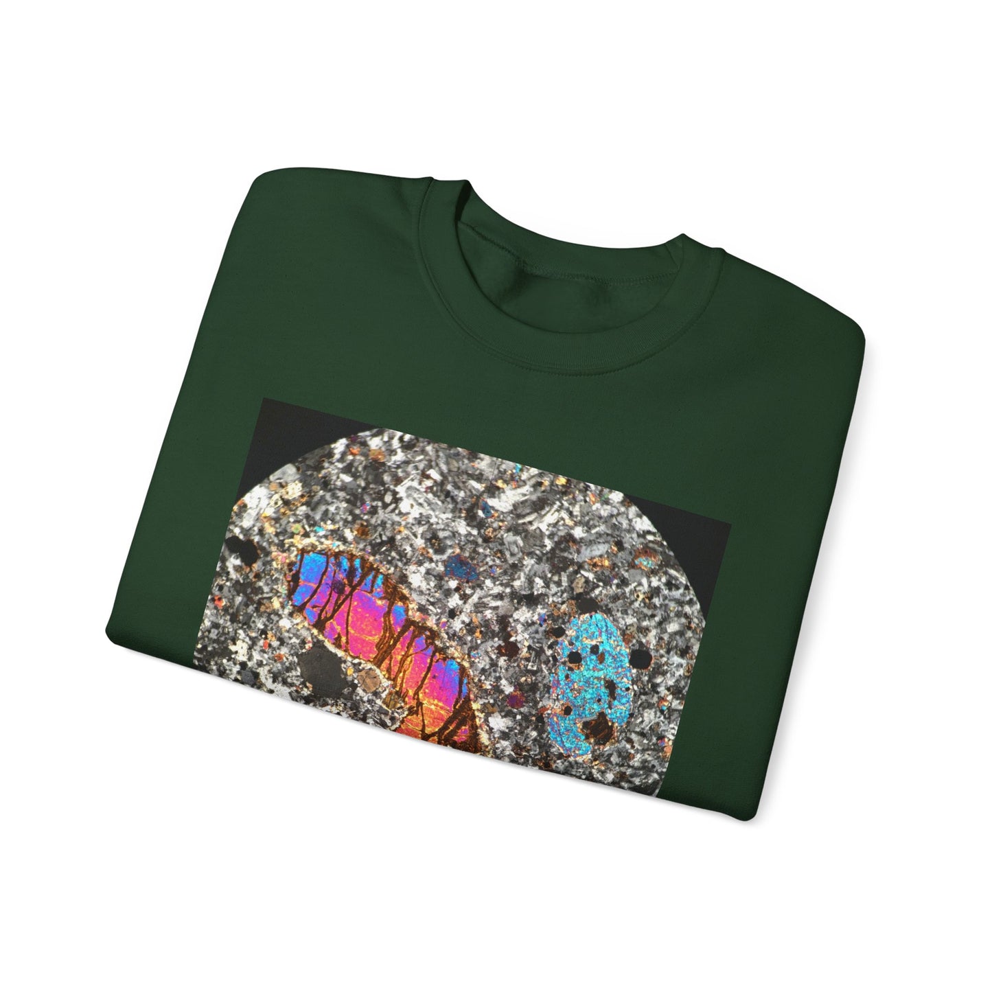 Olivine surrounded by Plagioclase - Heavy Blend™ Crewneck Sweatshirt