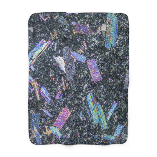 Igneous Rock Sherpa Fleece Blanket