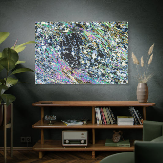 Metamorphosing Garnet Canvas Wall Art