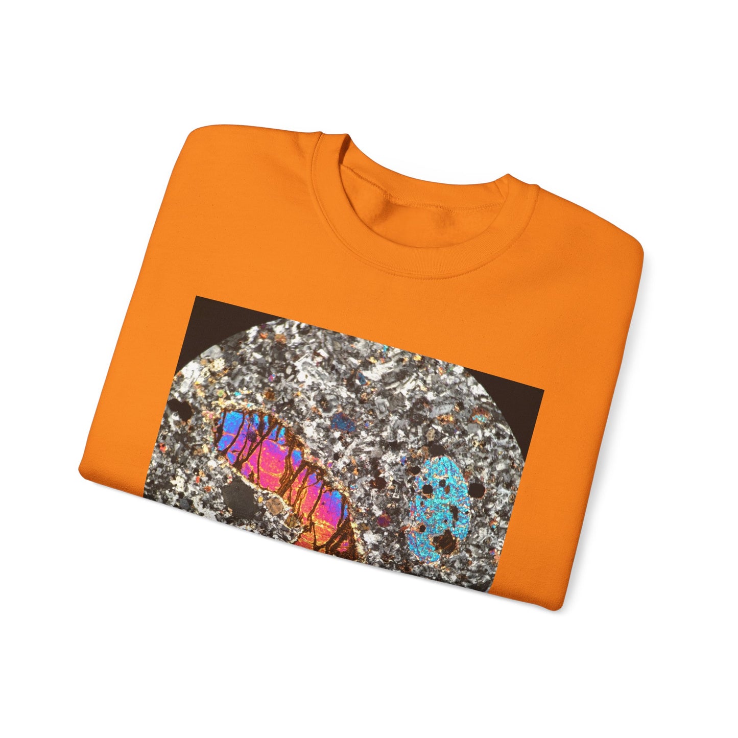 Olivine surrounded by Plagioclase - Heavy Blend™ Crewneck Sweatshirt